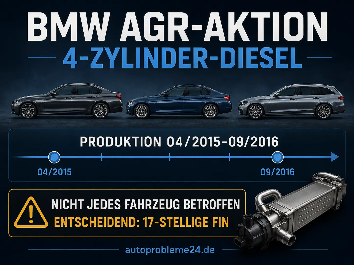 BMW B47 AGR-Aktion und FIN-Prüfung