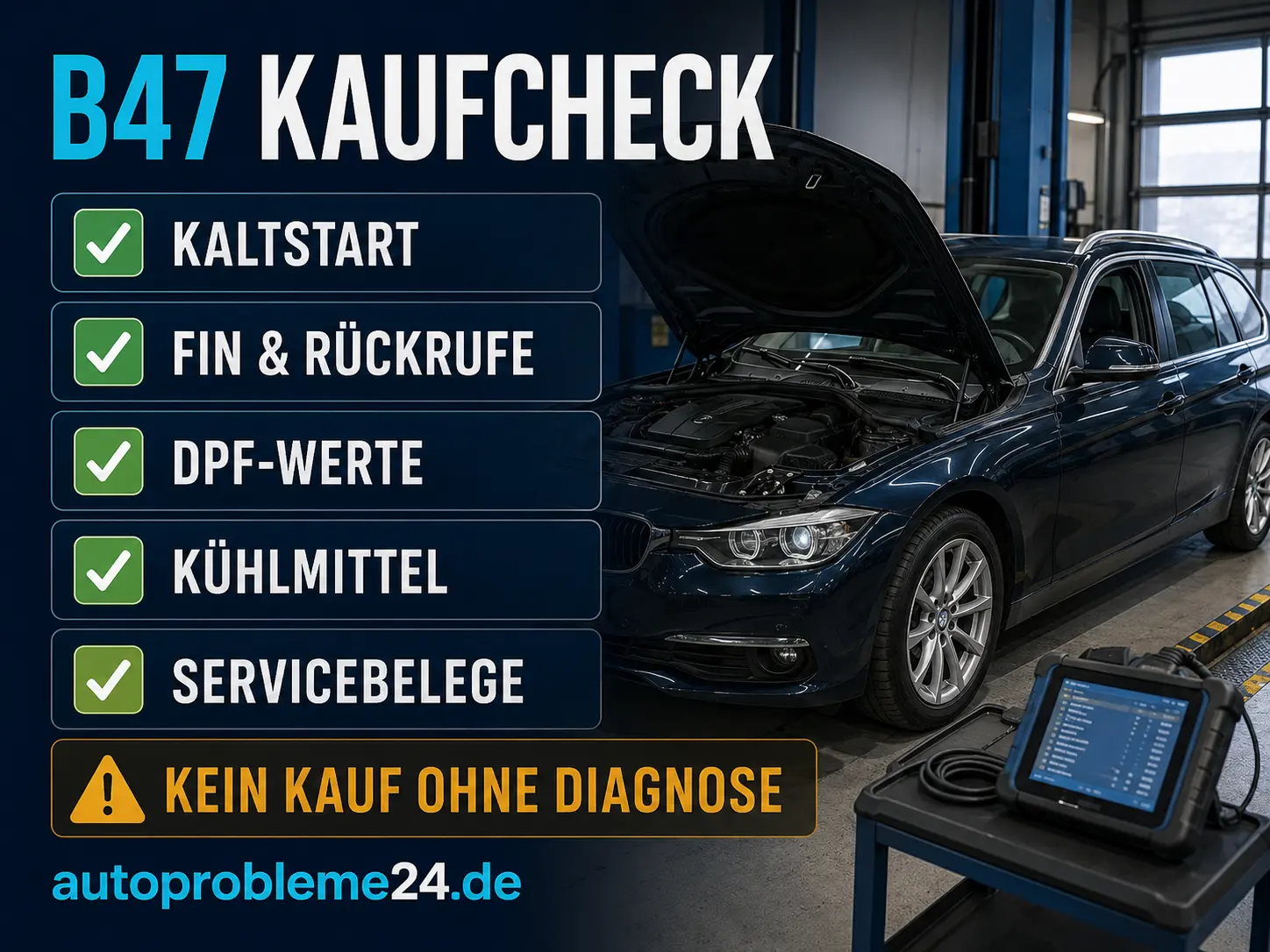 BMW B47 Gebrauchtwagen Kaufcheck