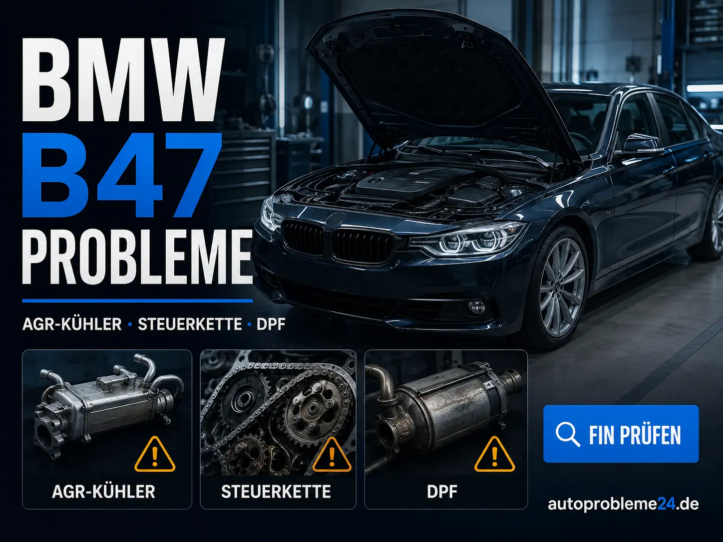 BMW B47 Motor Probleme mit AGR-Kühler, Steuerkette und DPF