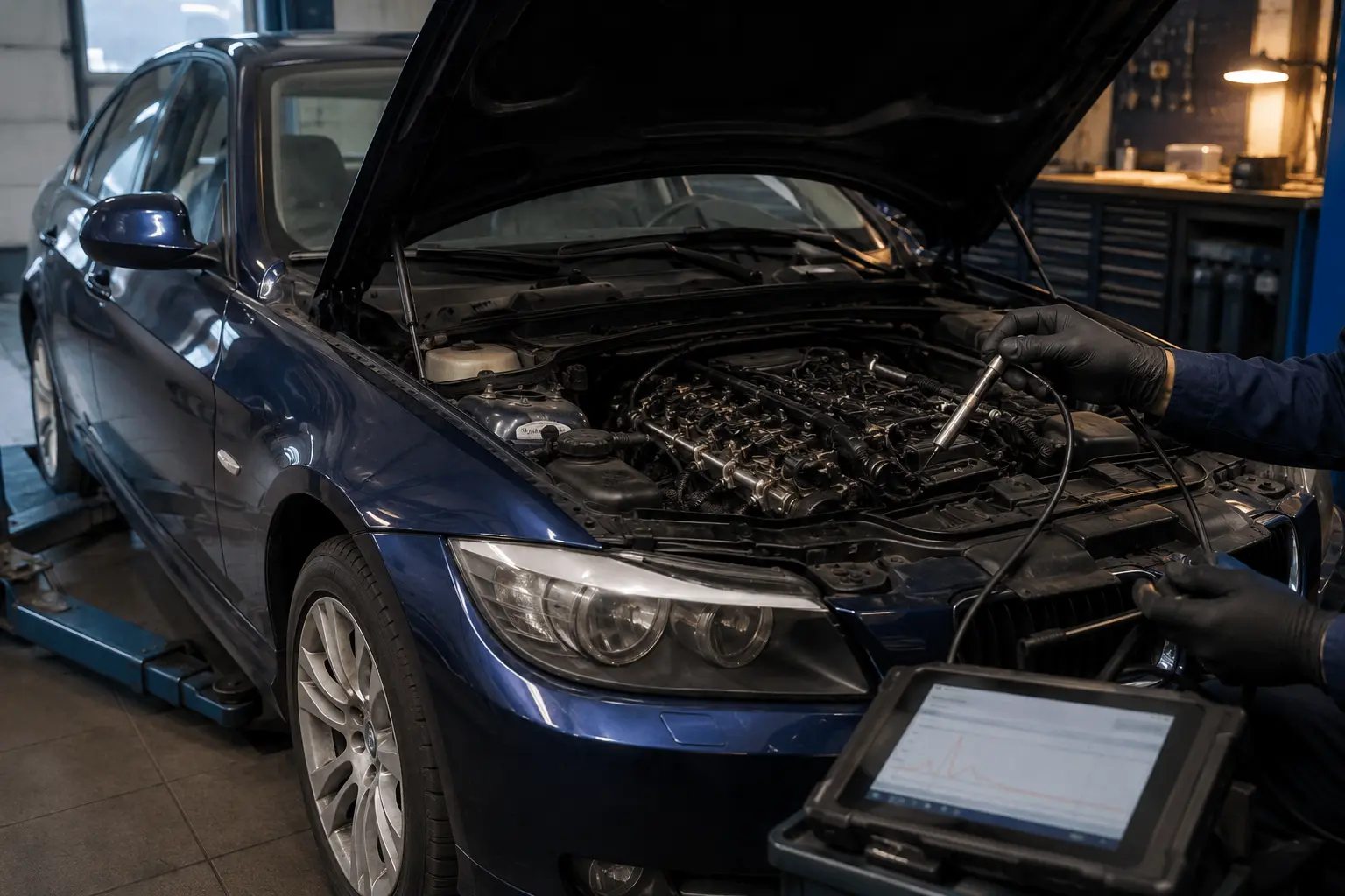 BMW N47 Steuerkette bei Diagnose in einer freien Werkstatt
