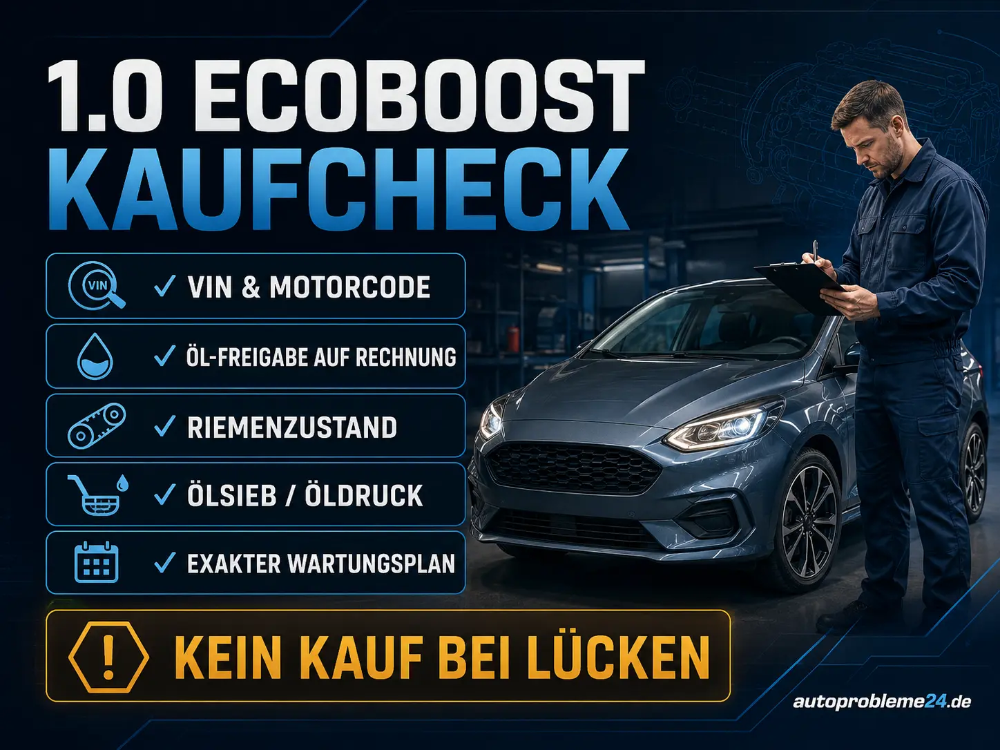 Ford 1.0 EcoBoost Gebrauchtwagen Kaufcheck