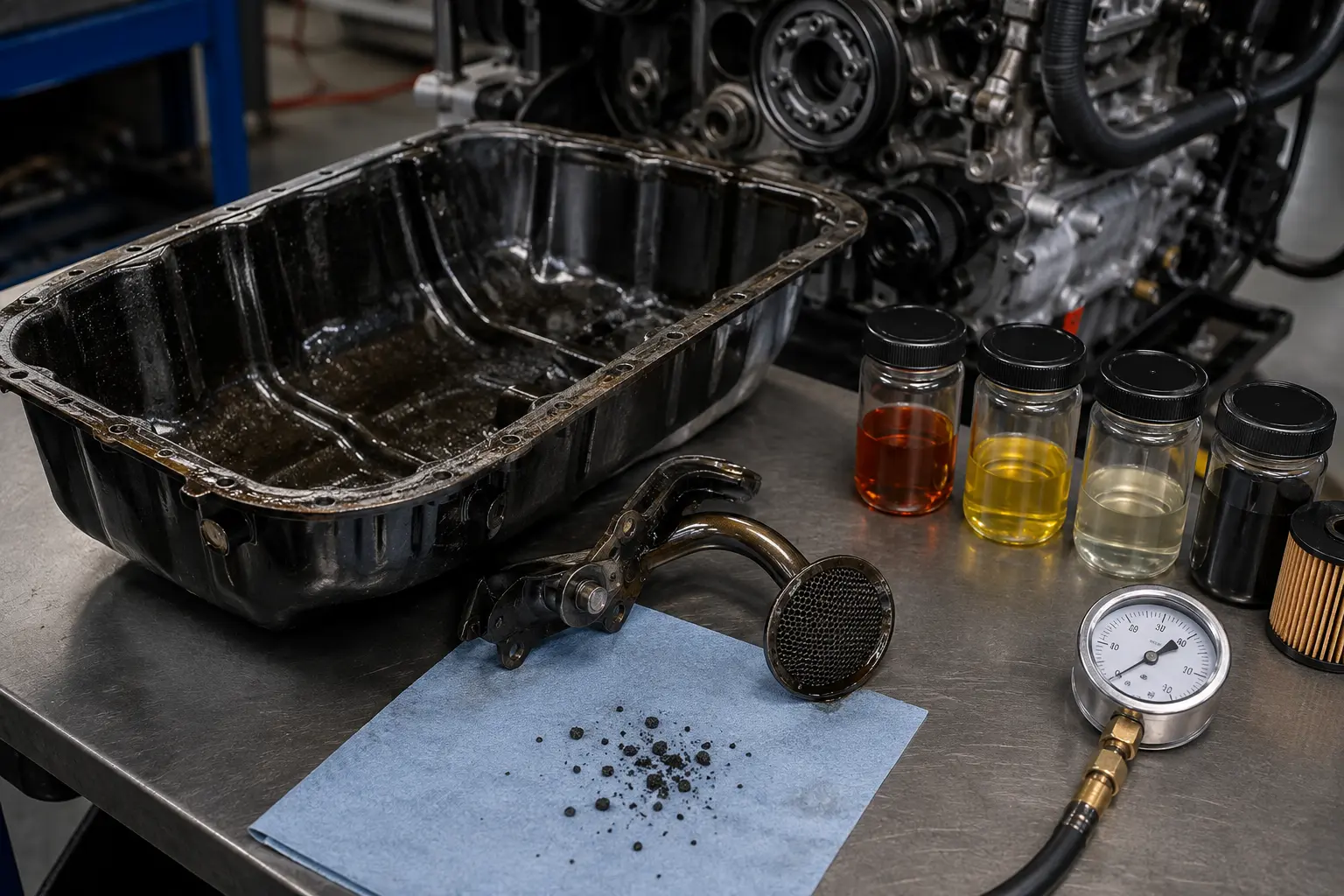 Professionelle Pr&uuml;fung von &Ouml;lansaugung und Riemenabrieb beim Opel 1.2 Turbo